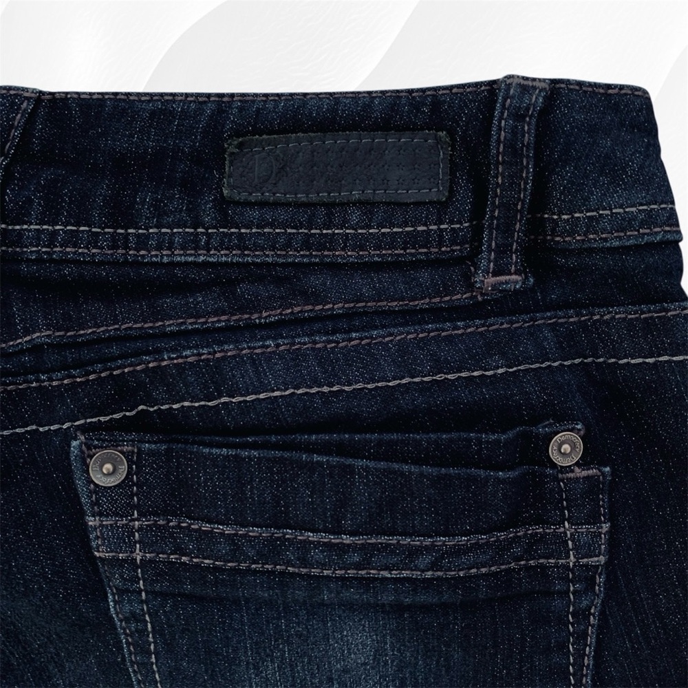 Democracy Justice Jegging Mid-Rise Stretch Skinny Indigo Blue Jeans ~ Women’s 12 - Picture 5 of 9